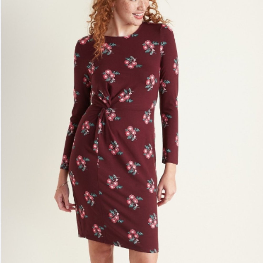 Floral Twist Front dress - Picture 1 of 5